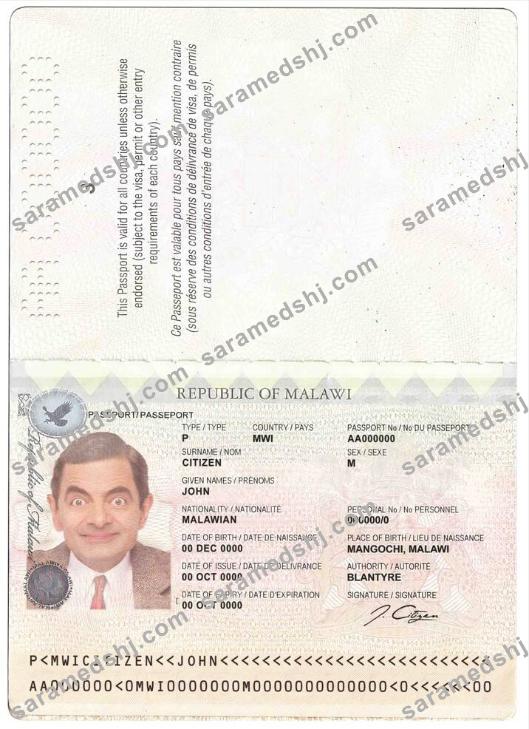 Malawi passport